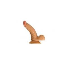 All American Whopper With Balls 6.5 Inches - Beige
